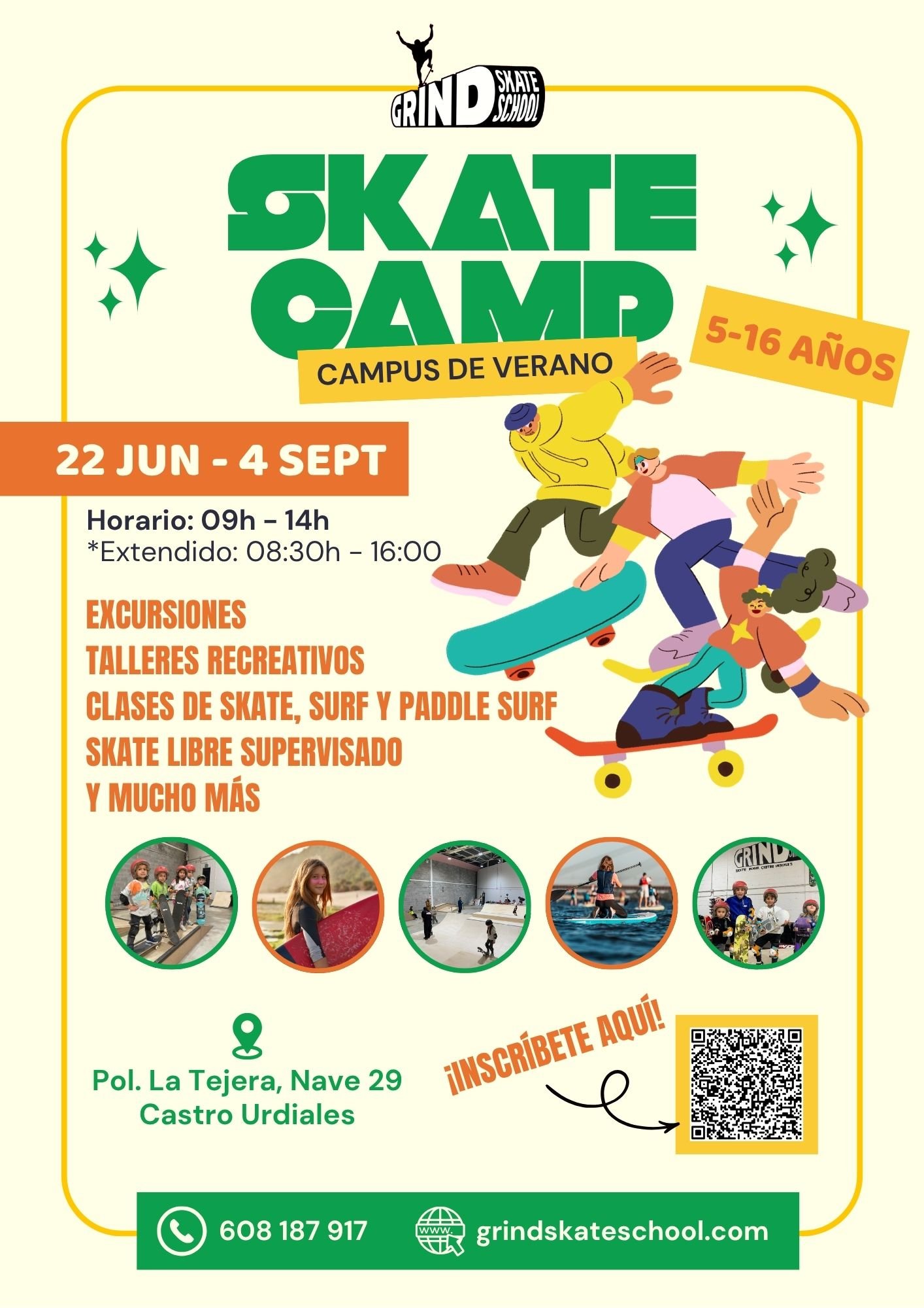 Campus Verano 2026 - Grind Skate School